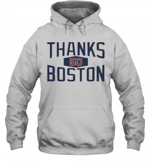 Mookie Betts Thanks 50 Boston T-Shirt Unisex Hoodie