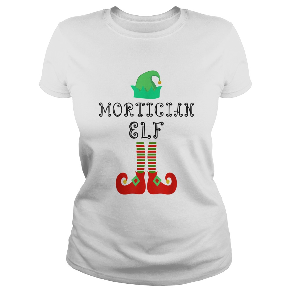 Mortician Elf Christmas Classic Ladies