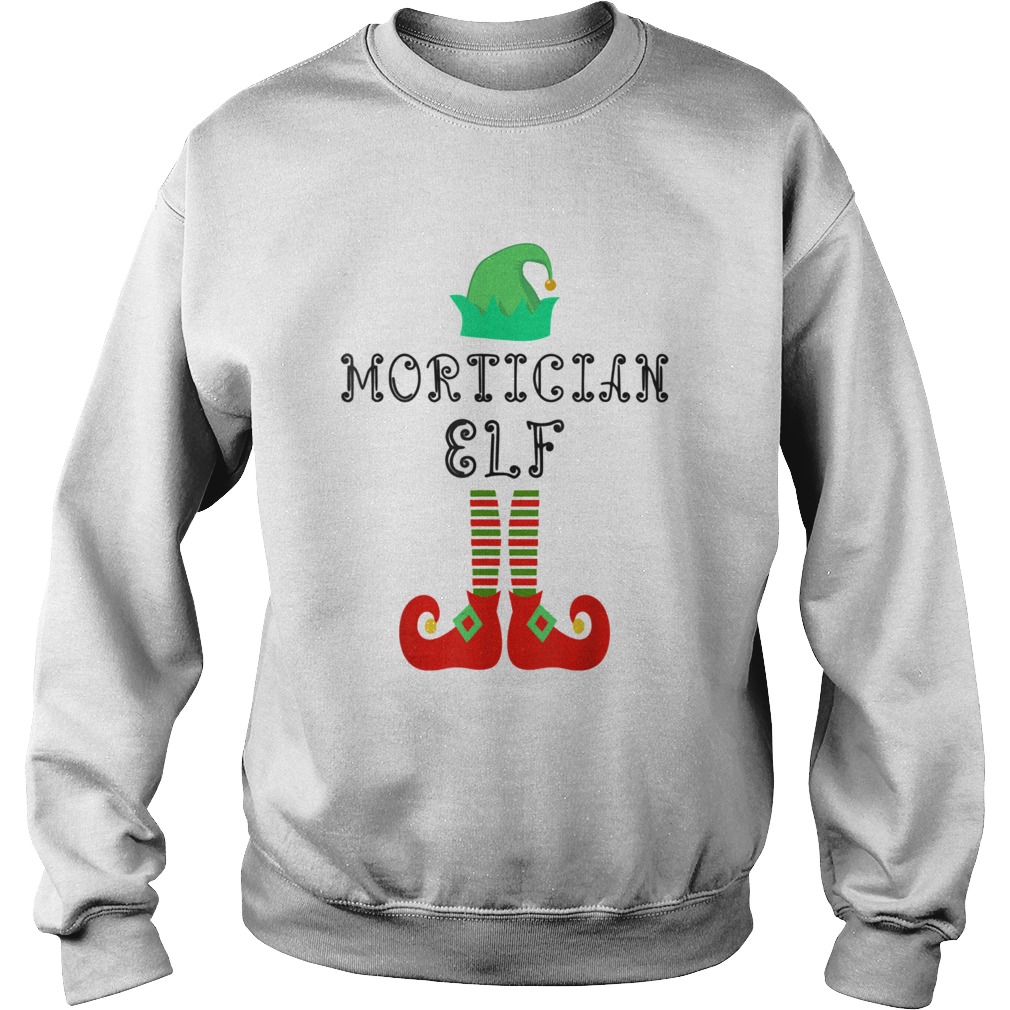 Mortician Elf Christmas Sweatshirt