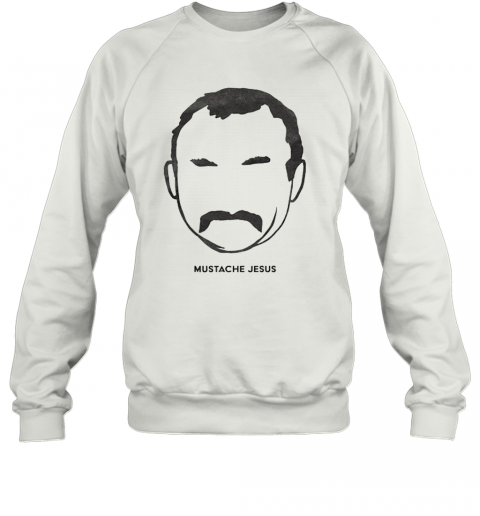 Mustache Jesus T-Shirt Unisex Sweatshirt