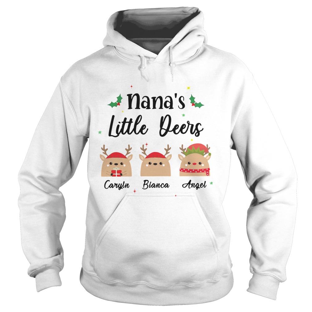 Nanas Little Deers Carlyn Bianca Angel Christmas Hoodie