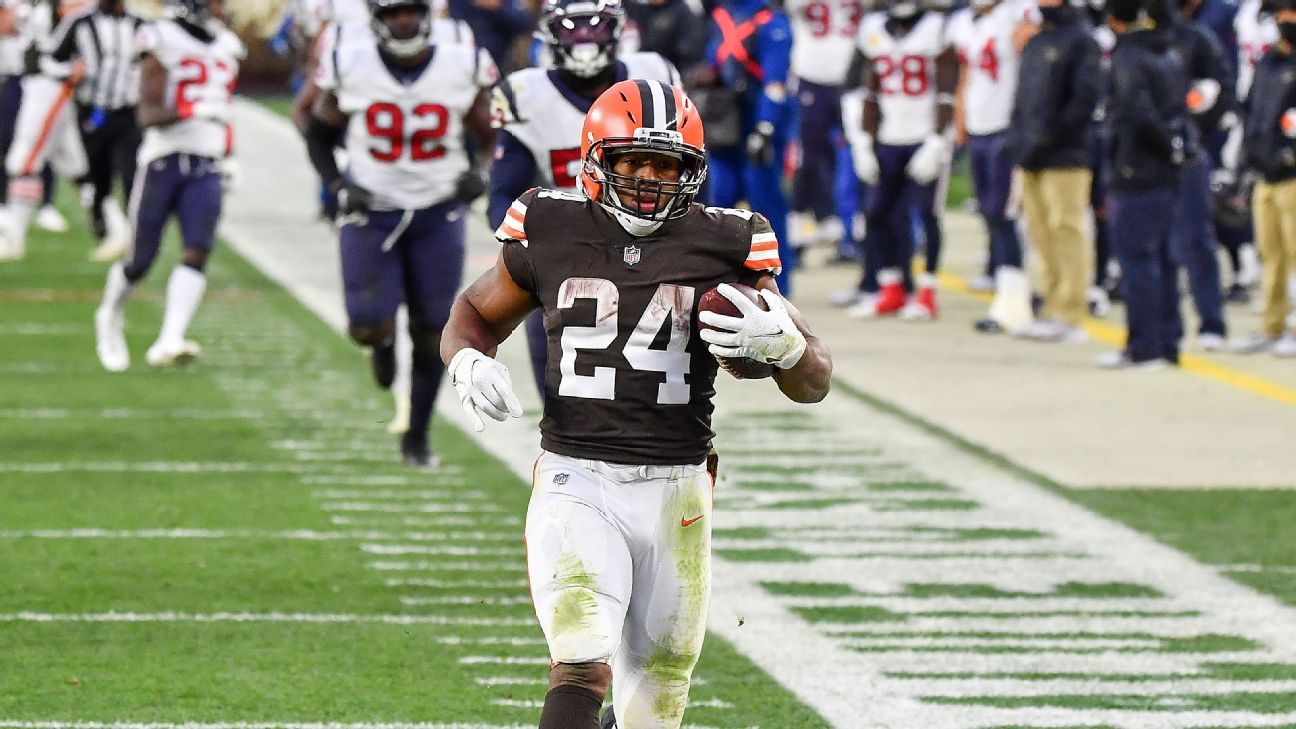 Nick Chubb’s decision at 1-yard line costs bettors as Cleveland Browns fail to cover 4.5-point spread