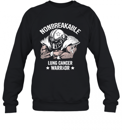 Nonbreakable Lung Cancer Awareness Stars T-Shirt Unisex Sweatshirt