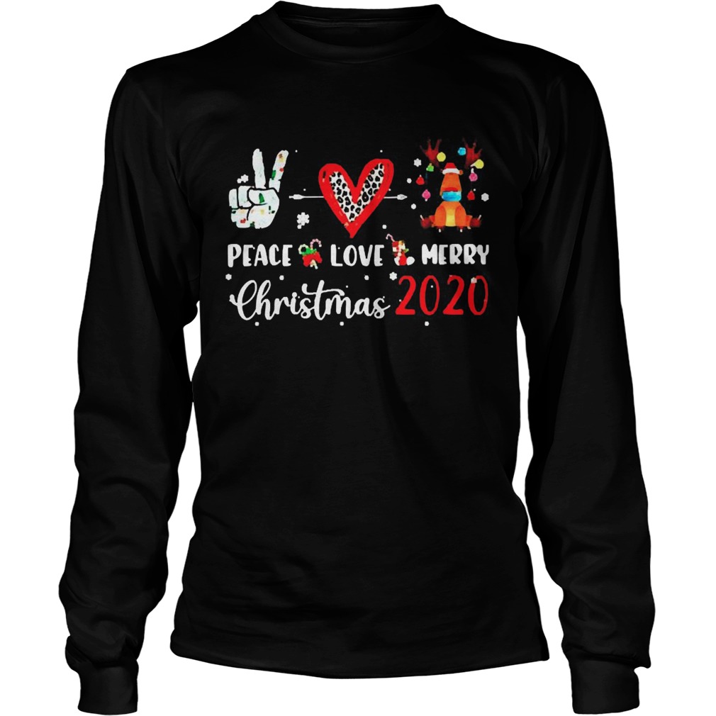 Peace Love Merry Christmas 2020 Long Sleeve