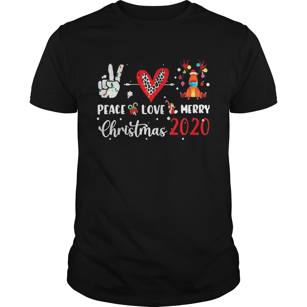 Peace Love Merry Christmas 2020 shirt