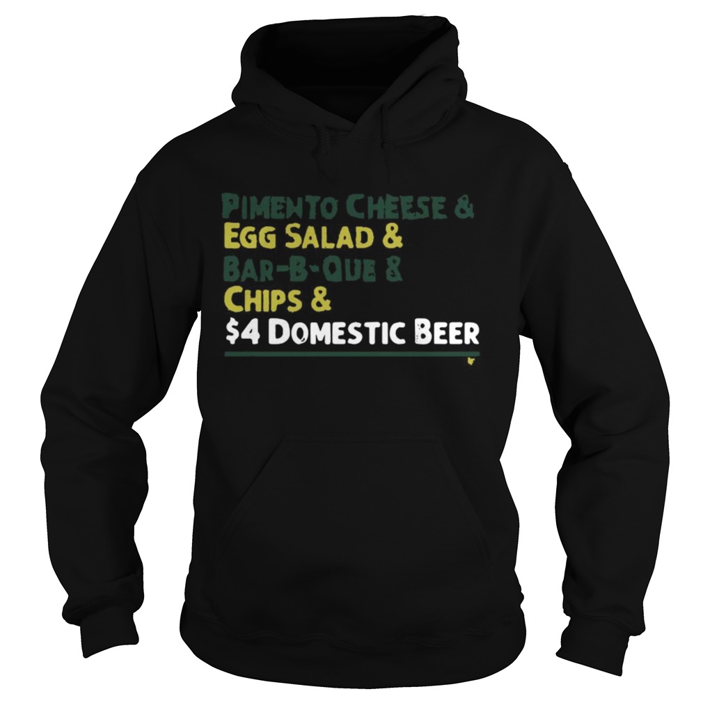 Pimento Cheese And Eff Salad And Barbque And Chips And 4 Domestic Beer Hoodie