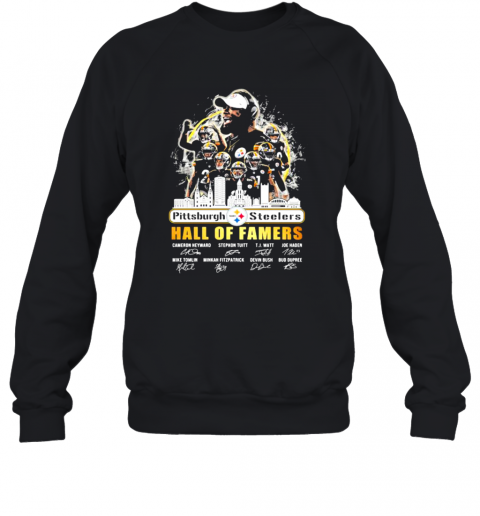 Pittsburgh Steelers Hall Of Famers Signuature Team T-Shirt Unisex Sweatshirt