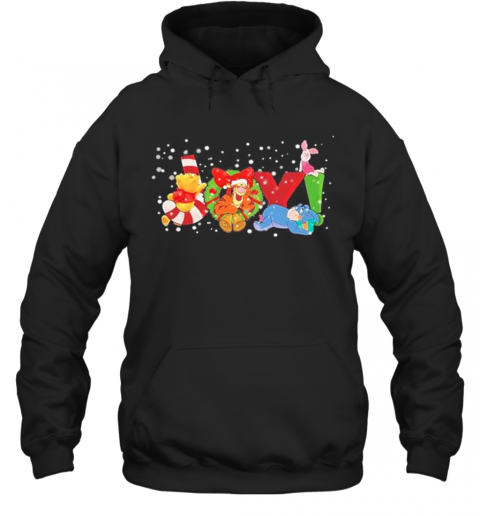 Pooh And Friend Joy Christmas T-Shirt Unisex Hoodie