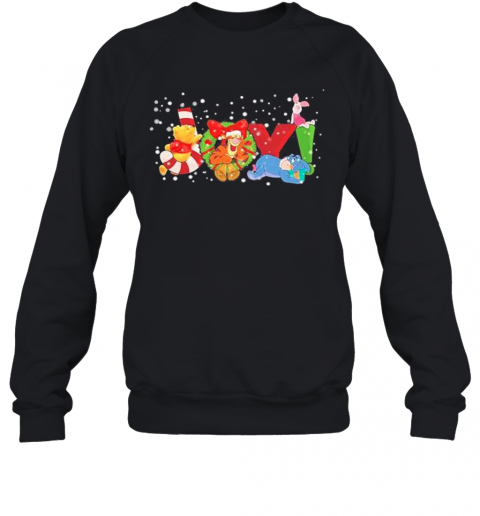 Pooh And Friend Joy Christmas T-Shirt Unisex Sweatshirt