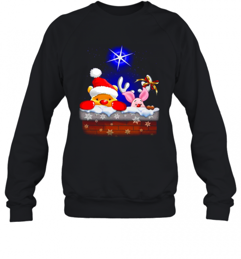 Pooh And Piglet Christmas T-Shirt Unisex Sweatshirt