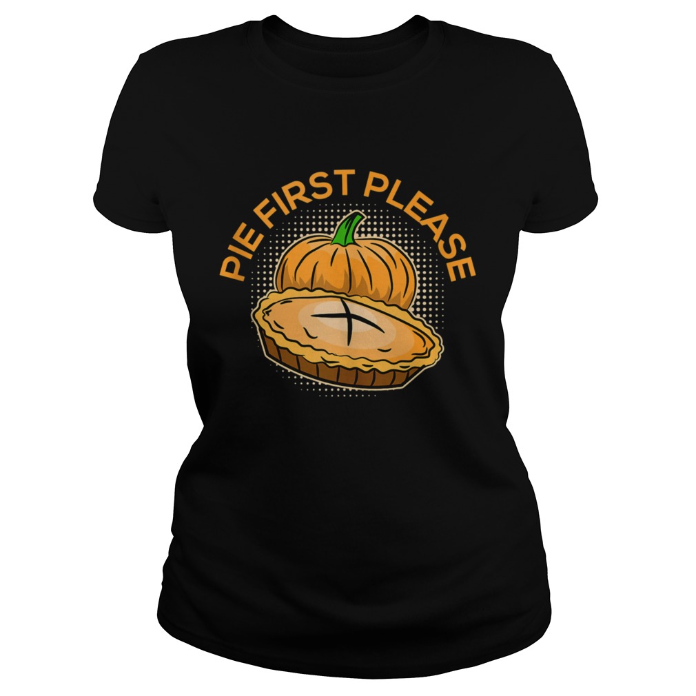 Pumpkin Pie Please Thanksgiving Feast Holiday Dessert Classic Ladies