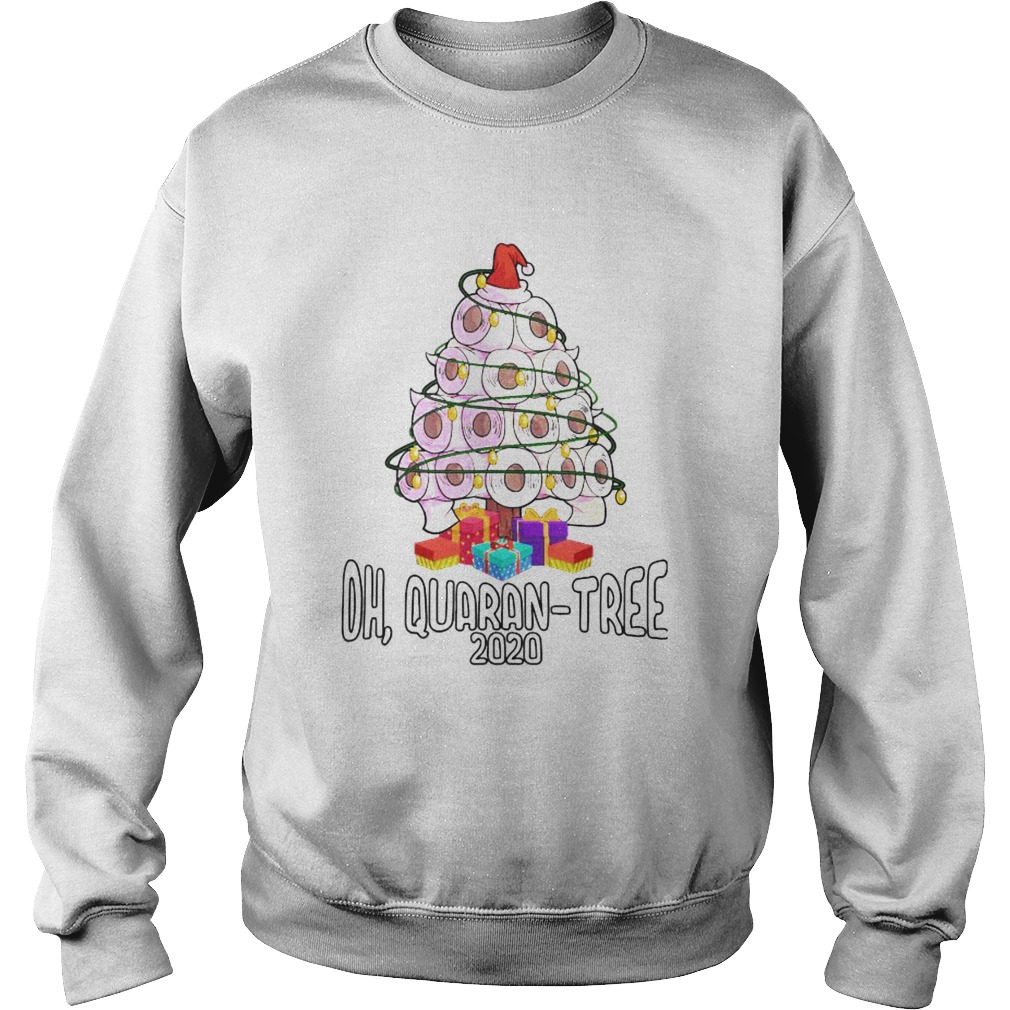 QuaranTree Quarantine Christmas Tree Ornament 2020 Sweatshirt