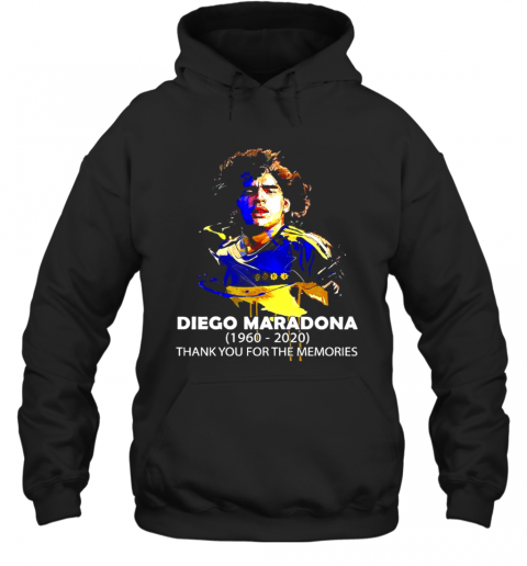 RIP Diego Maradona 1960 2020 Thank You For The Memories T-Shirt Unisex Hoodie