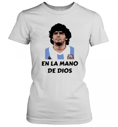 RIP Diego Maradona En La Mano De Dios T-Shirt Classic Women's T-shirt
