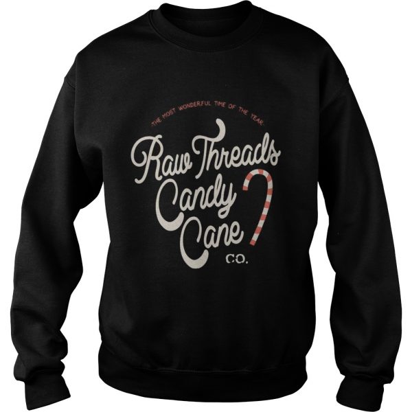 Raw Threads Candy Cane  Sweatshirt