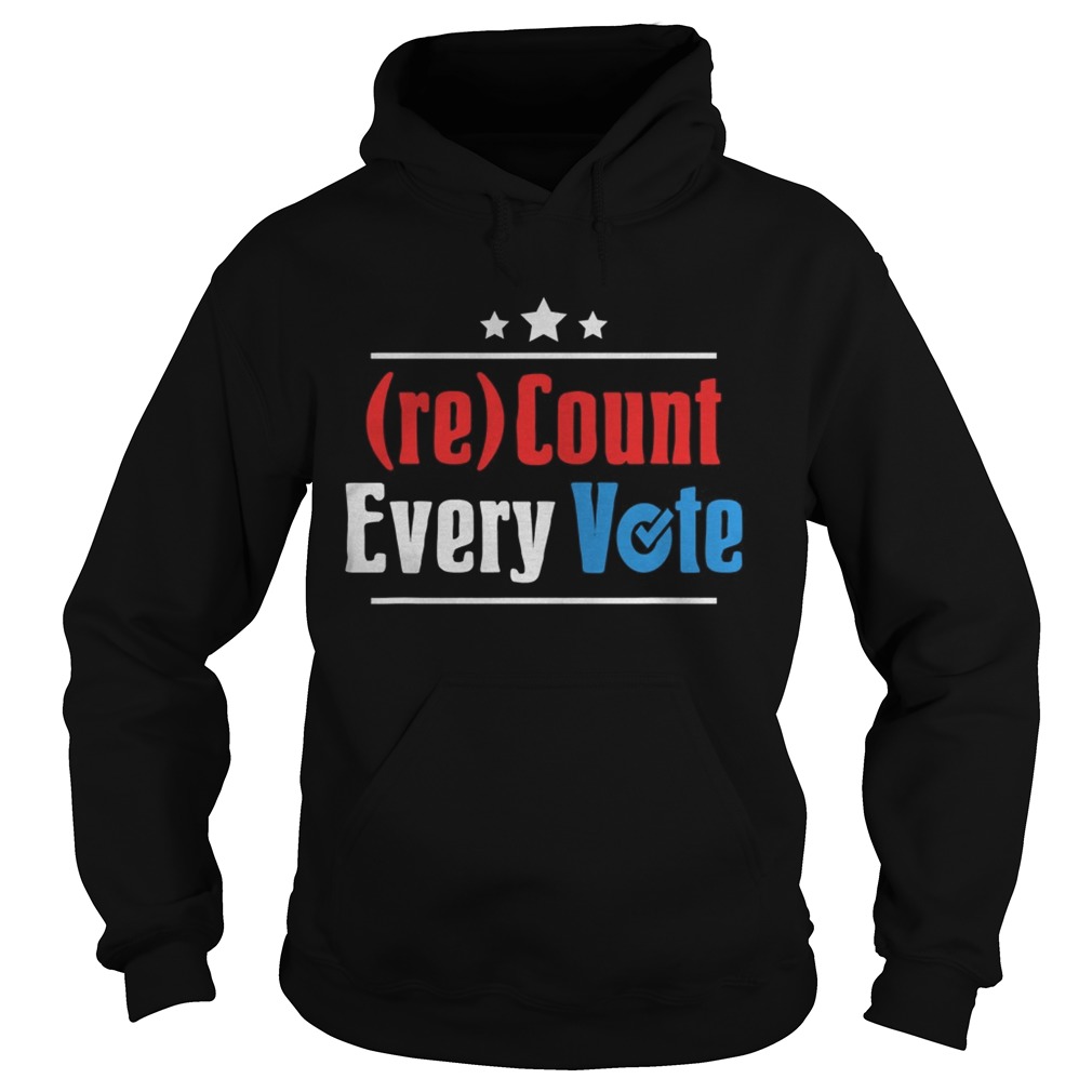 Re Count Every Vote President 2020 Hoodie