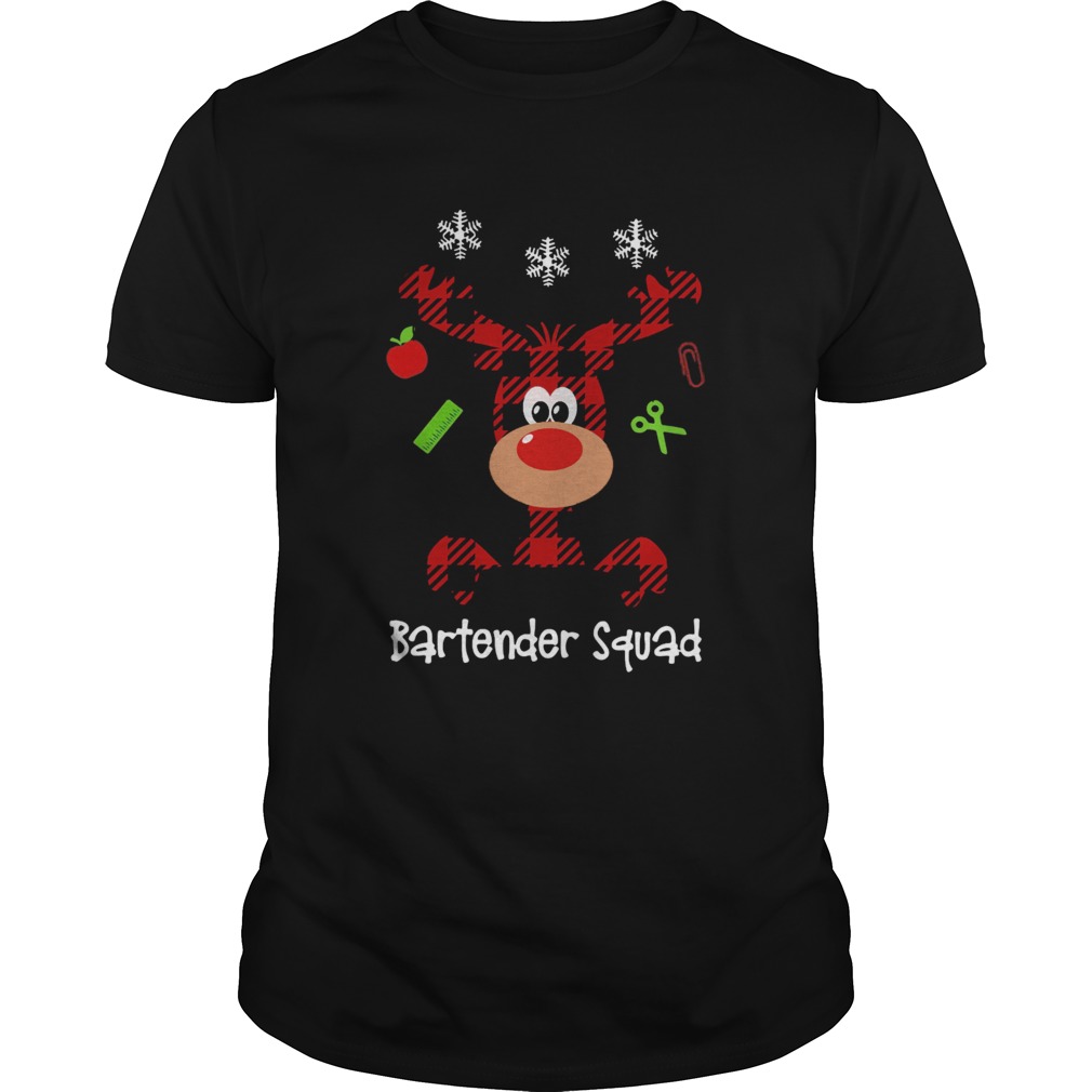 Reindeer Dispatcher Bartender Squad Christmas shirt