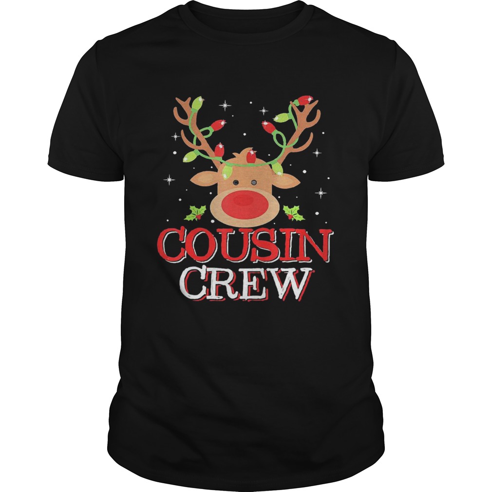 Reindeer Light Cousin Crew Christmas shirt