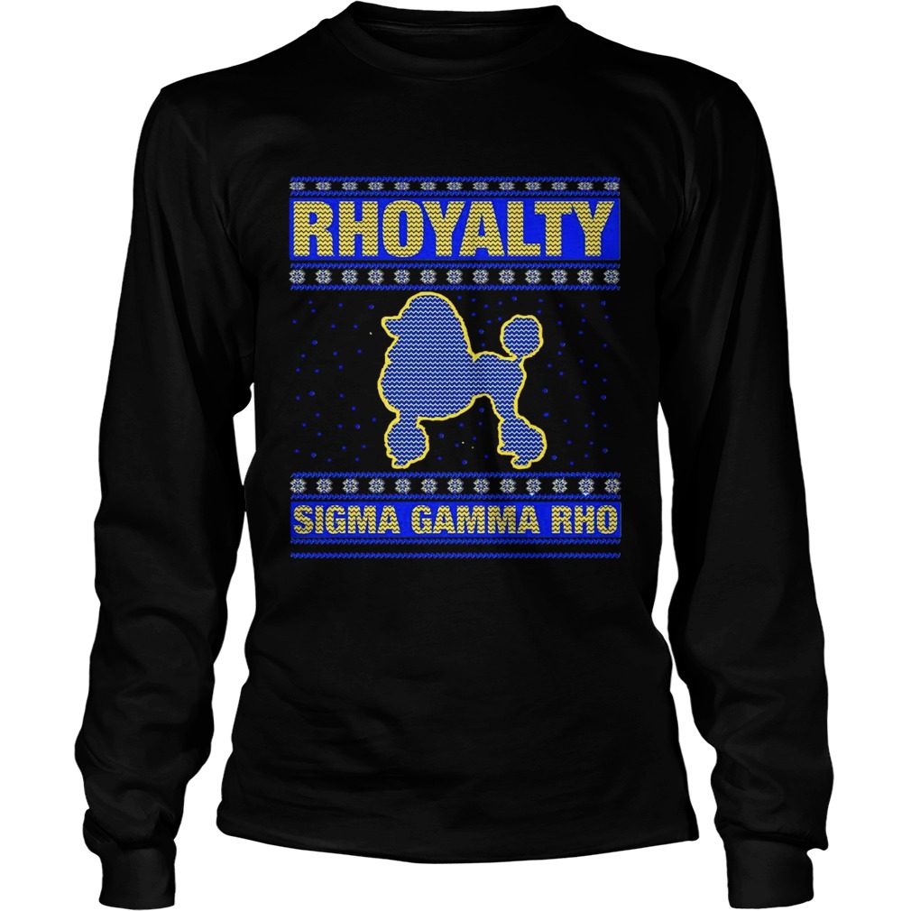 Rhoyalty Sigma Gamma Rho Ugly Christmas Long Sleeve
