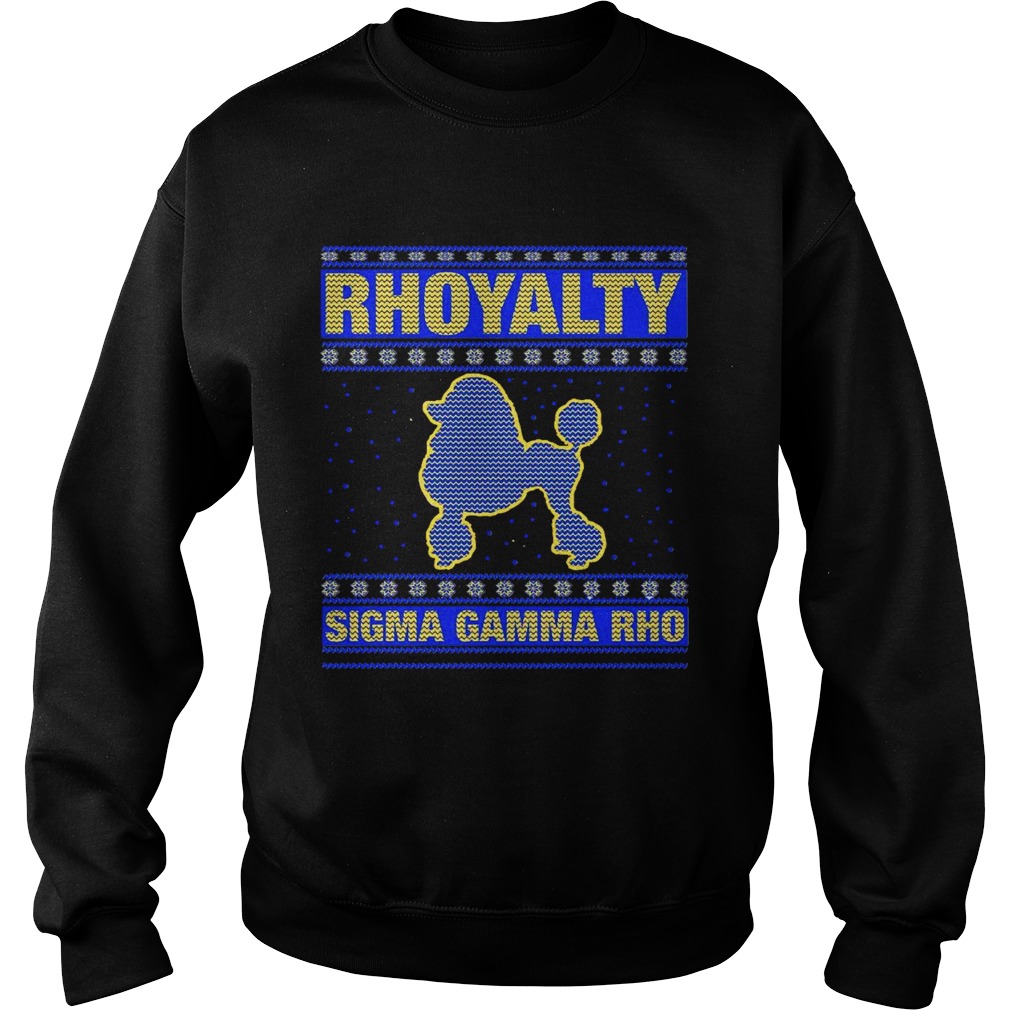 Rhoyalty Sigma Gamma Rho Ugly Christmas Sweatshirt