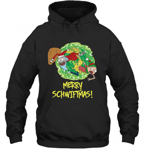 Rick And Morty Merry Christmas Merry Swiftmas T-Shirt Unisex Hoodie