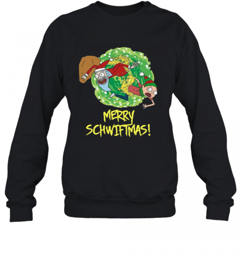 Rick And Morty Merry Christmas Merry Swiftmas T-Shirt Unisex Sweatshirt