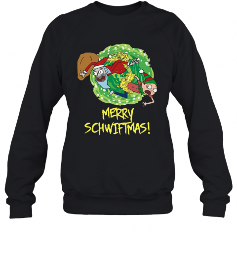 Rick And Morty Merry Swiftmas Christmas T-Shirt Unisex Sweatshirt