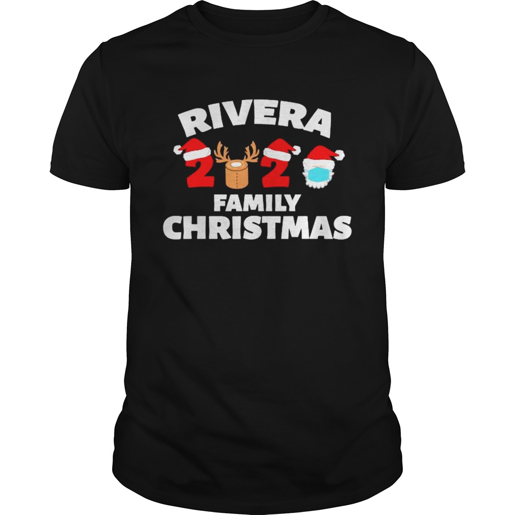 Rivera Family Christmas 2020 Santa Clause Wear Mask shirt