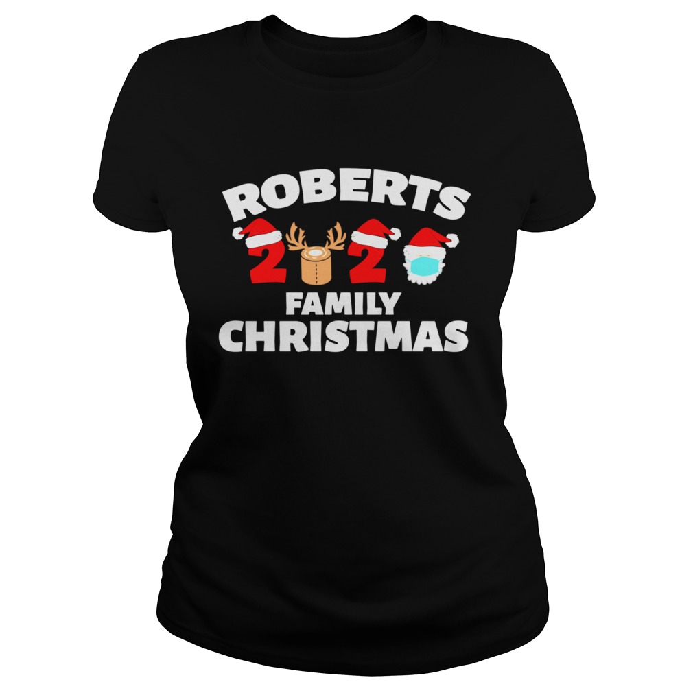 Roberts Family Christmas 2020 Matching Family Name Novelty Classic Ladies