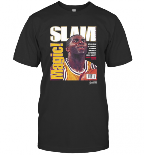 SLAM Cover Tee Magic Johnson Poster T-Shirt Classic Men's T-shirt