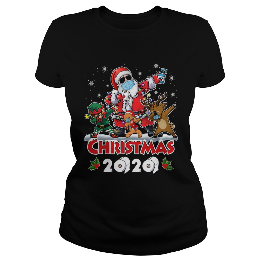 Santa And Friends Wearing MaskNew Christmas 2020 Classic Ladies