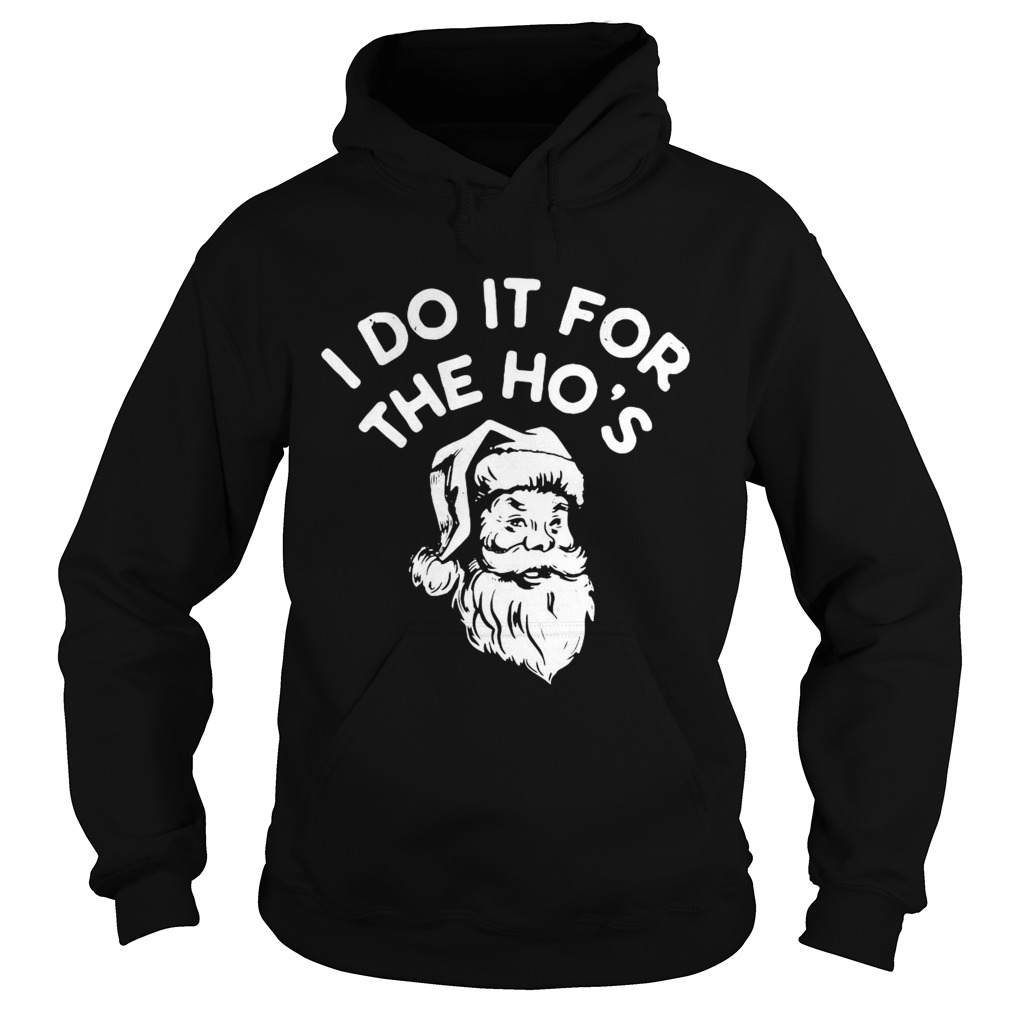 Santa Claus I Do It For The Hos Hoodie