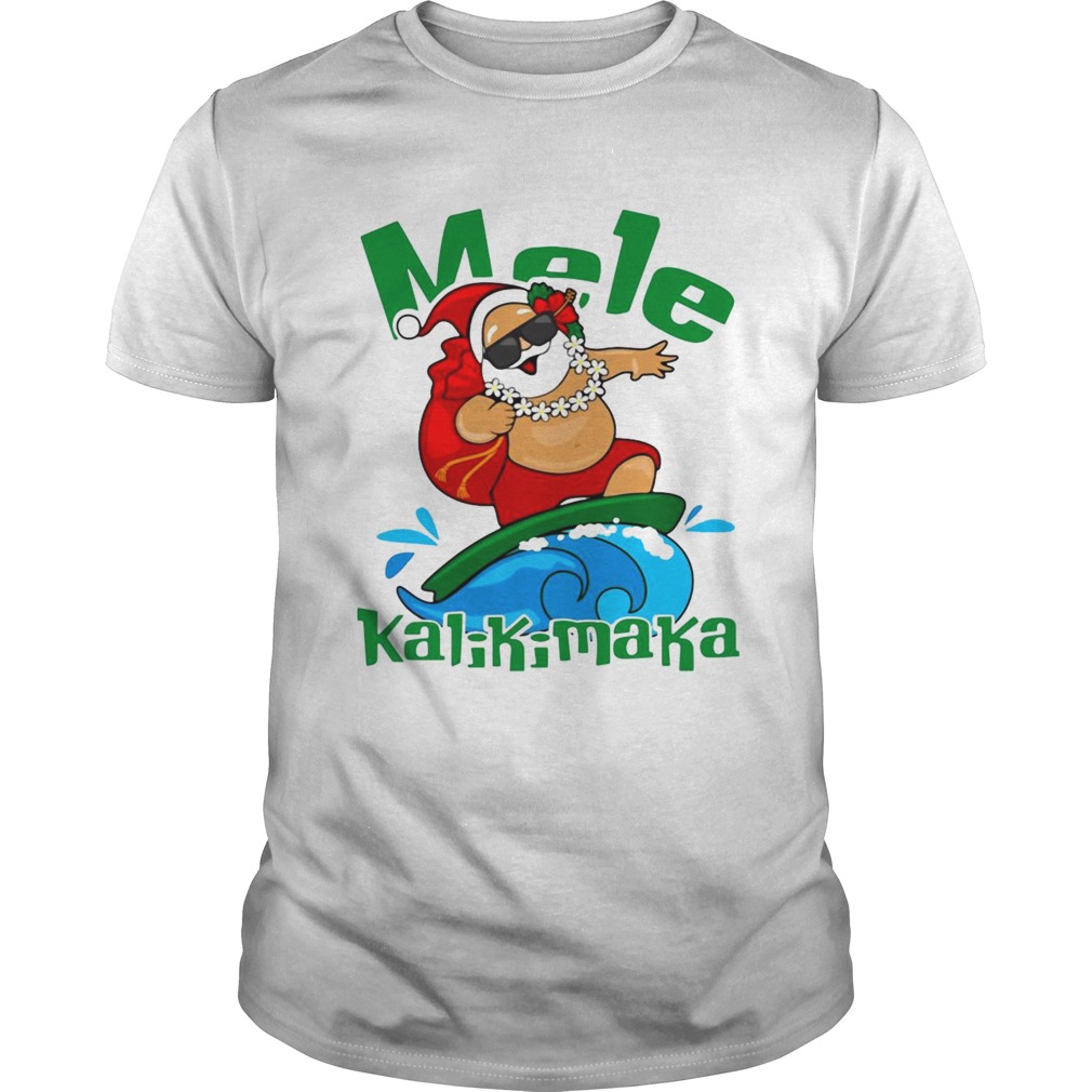Santa Mele Kalikimaka Christmas shirt