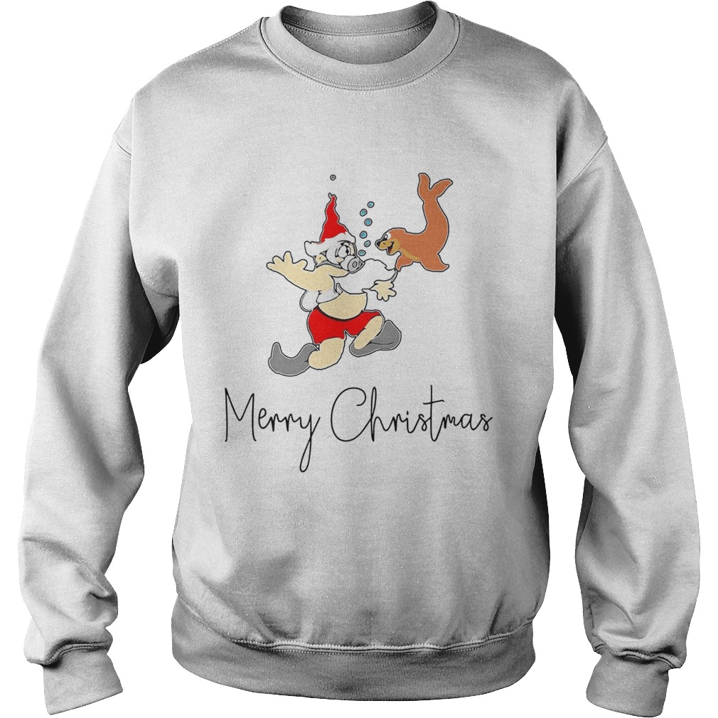 Santa Merry Christmas Sweatshirt