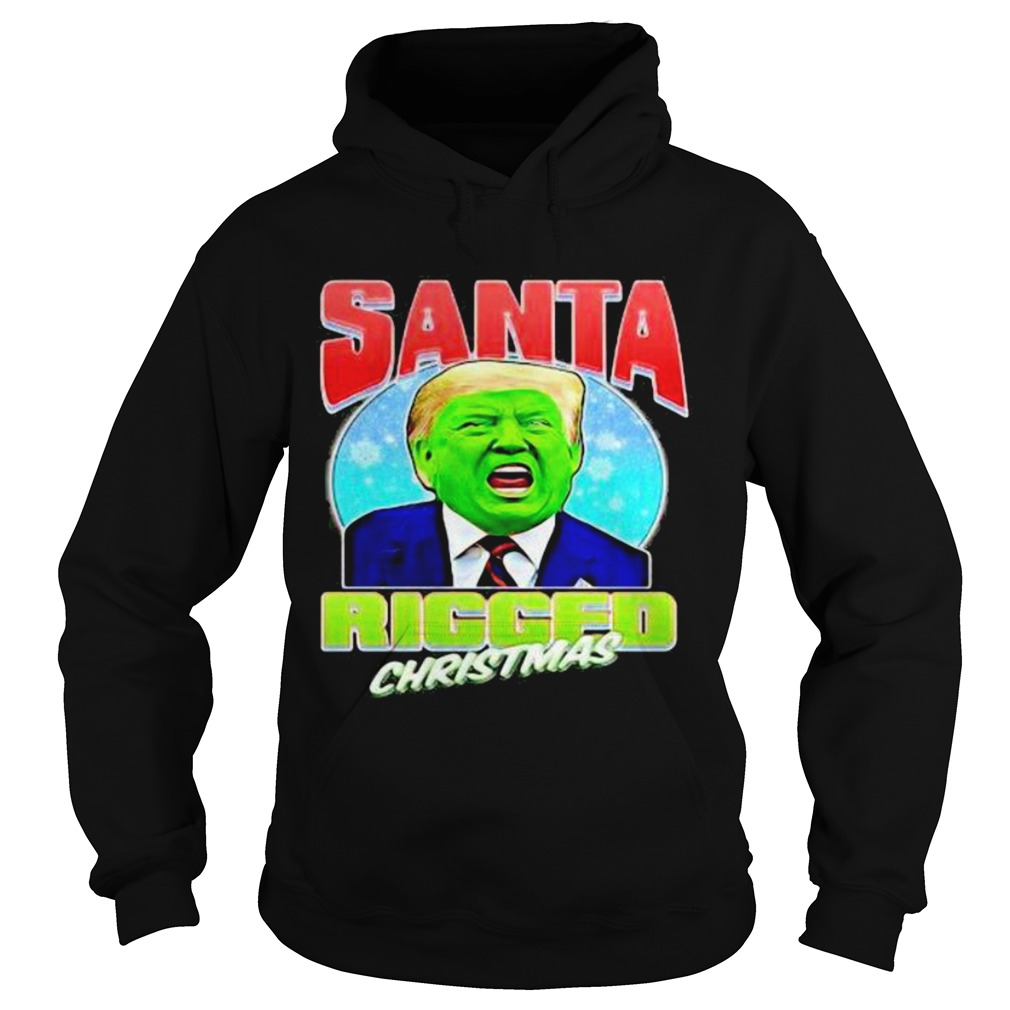 Santa Ricced Christmas Donald Trump Election Hoodie