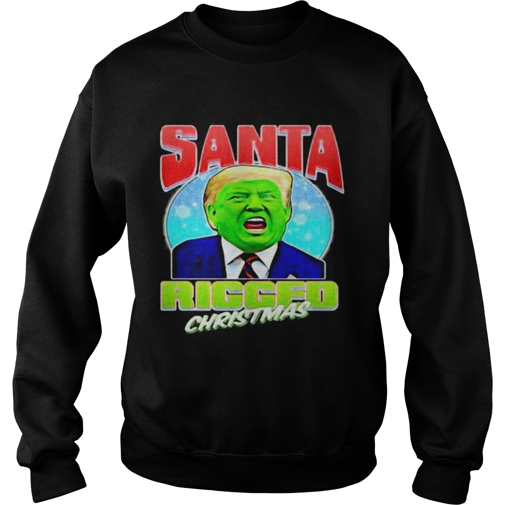 Santa Ricced Christmas Donald Trump Election Sweatshirt