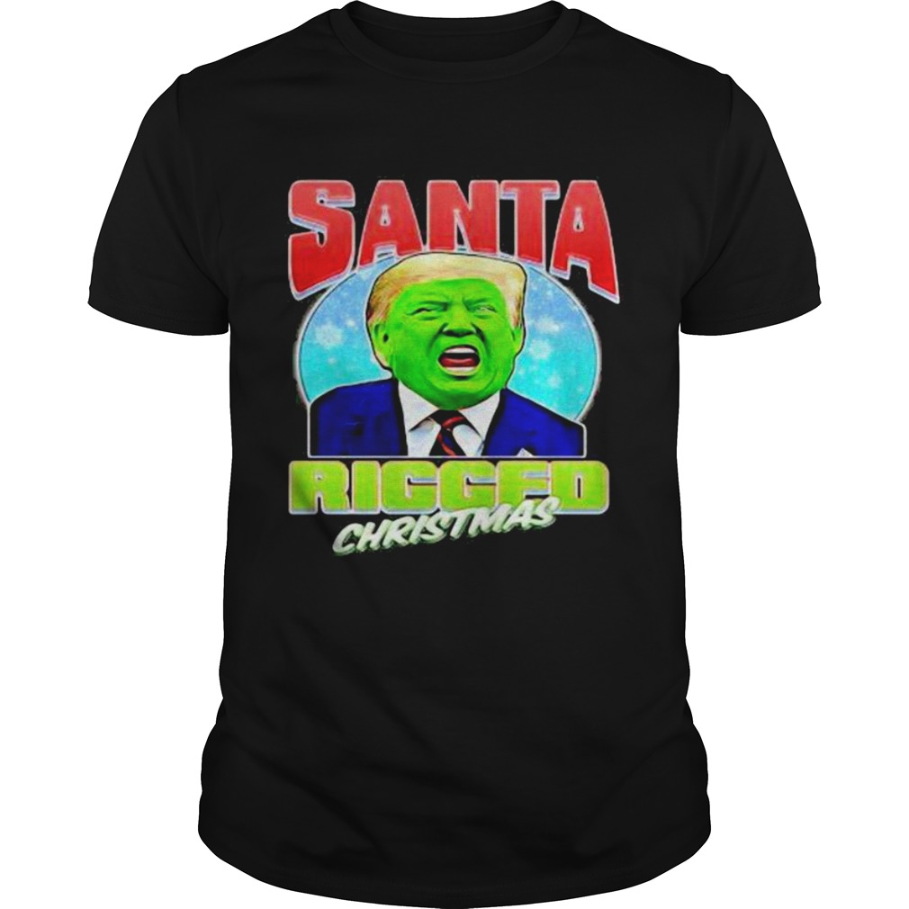 Santa Ricced Christmas Donald Trump Election shirt
