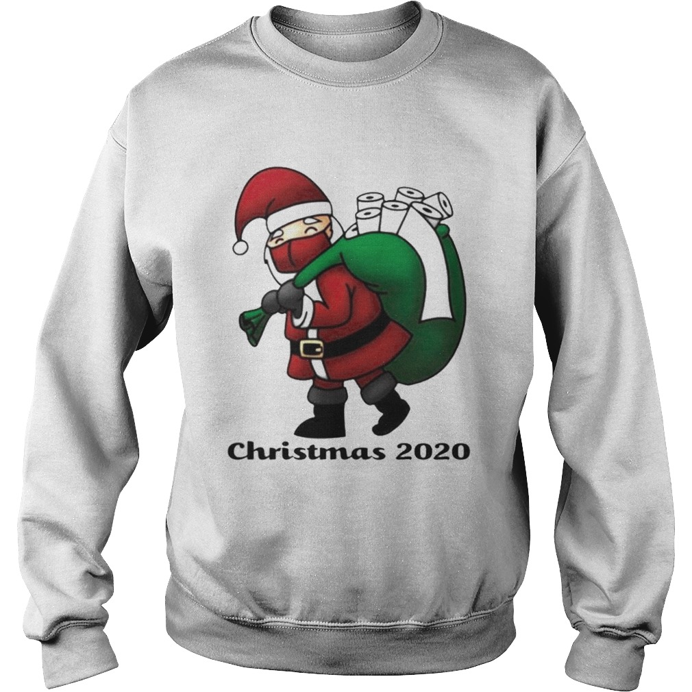 Santa christmas 2020 toilet paper Sweatshirt