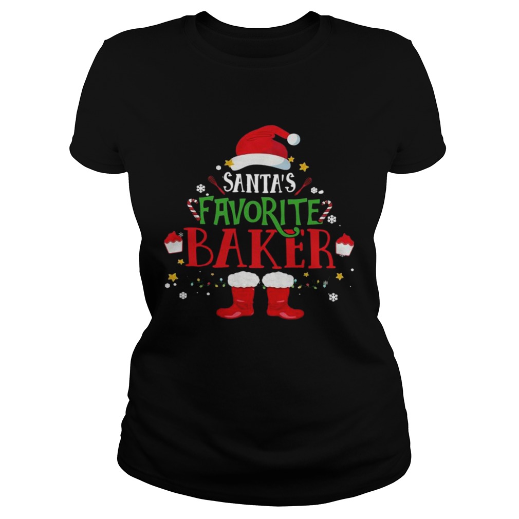 Santas Favorite Baker Merry Christmas Classic Ladies