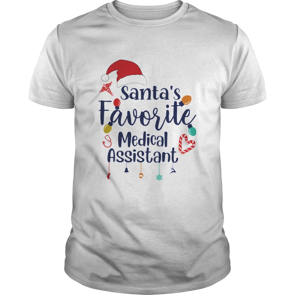 Santas Favorite Medical Assistant Merru Christmas shirt