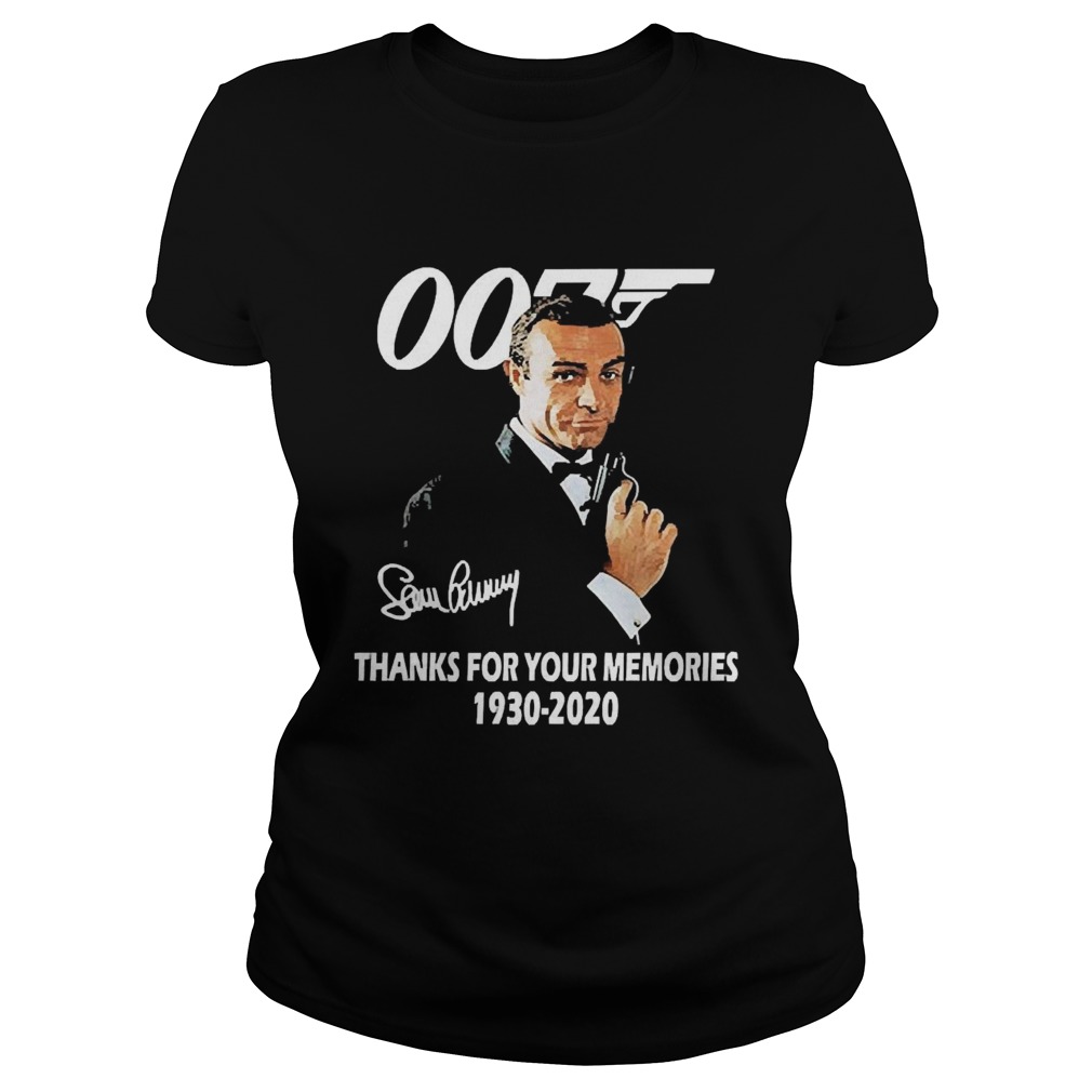 Sean Connery 007 Thanks For The Memories 1930 2020 Signature Classic Ladies