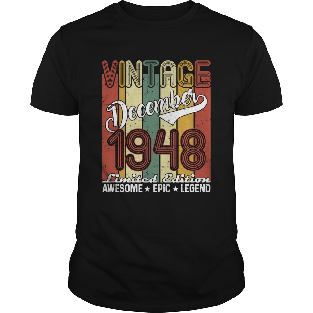 September 1948 72nd Birthday shirt