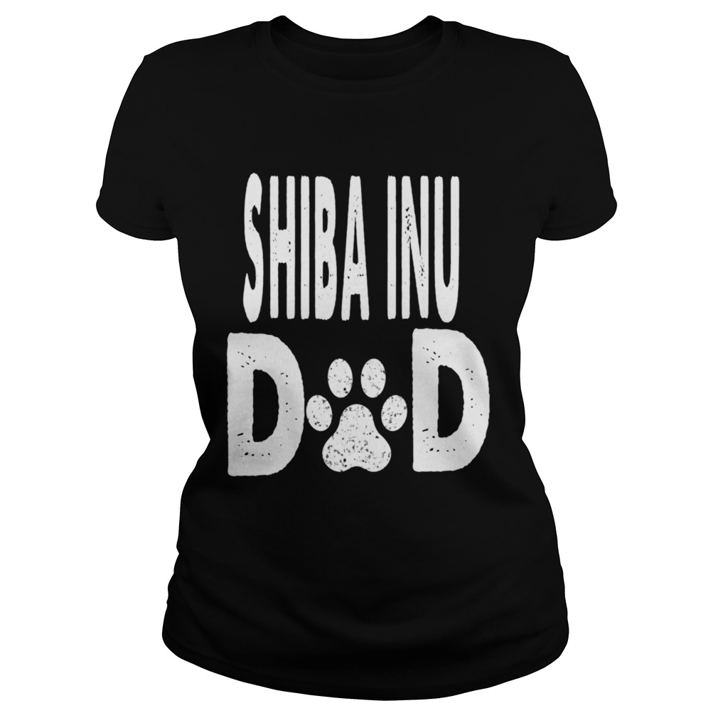 Shiba Inu DAD Dog Owner Classic Ladies