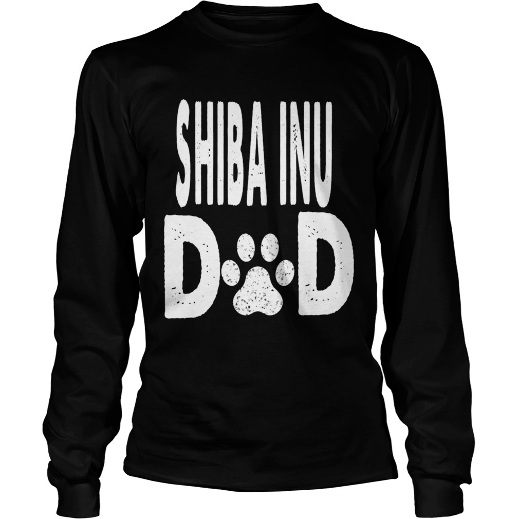 Shiba Inu DAD Dog Owner Long Sleeve