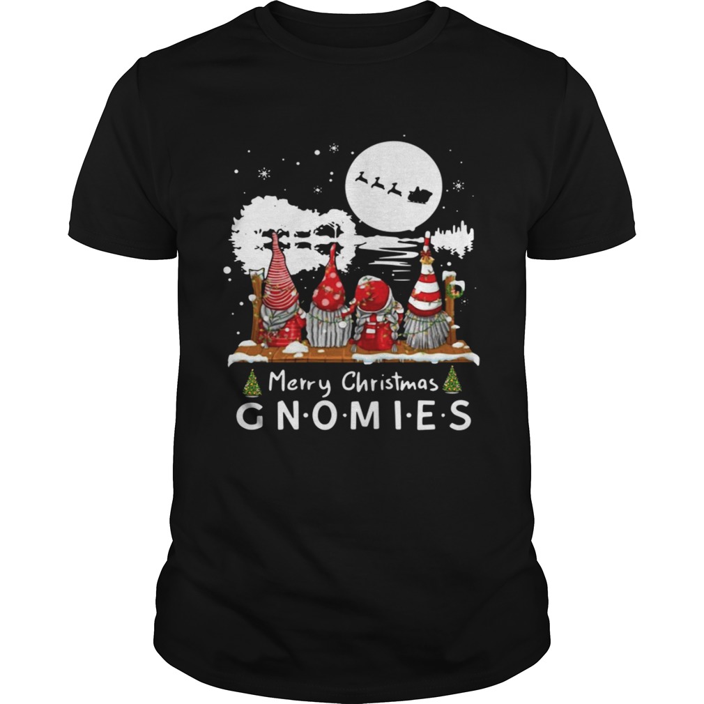 Shinesnow Guitar Shaped Merry Christmas Gnomies Christmas shirt