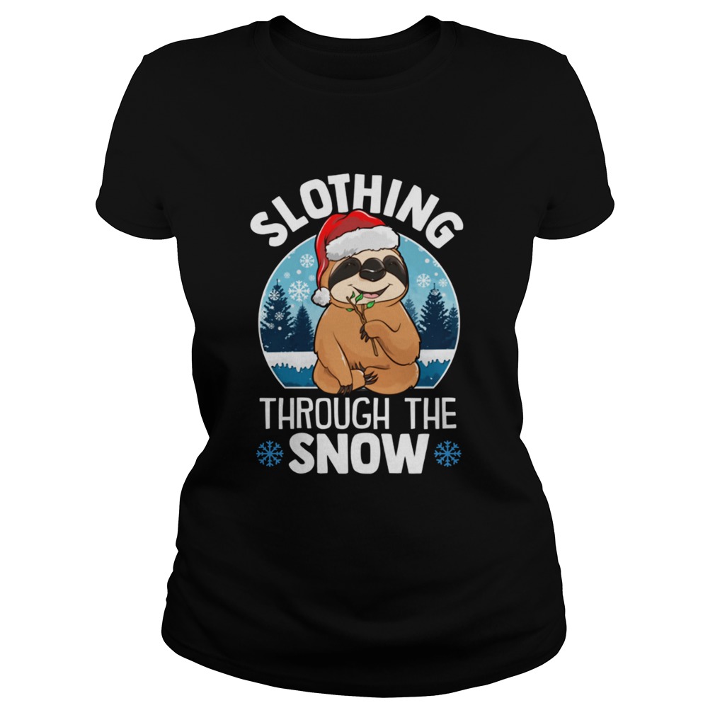 Slothing through the snow Classic Ladies