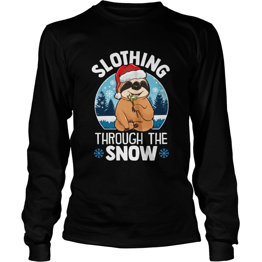 Slothing through the snow Long Sleeve