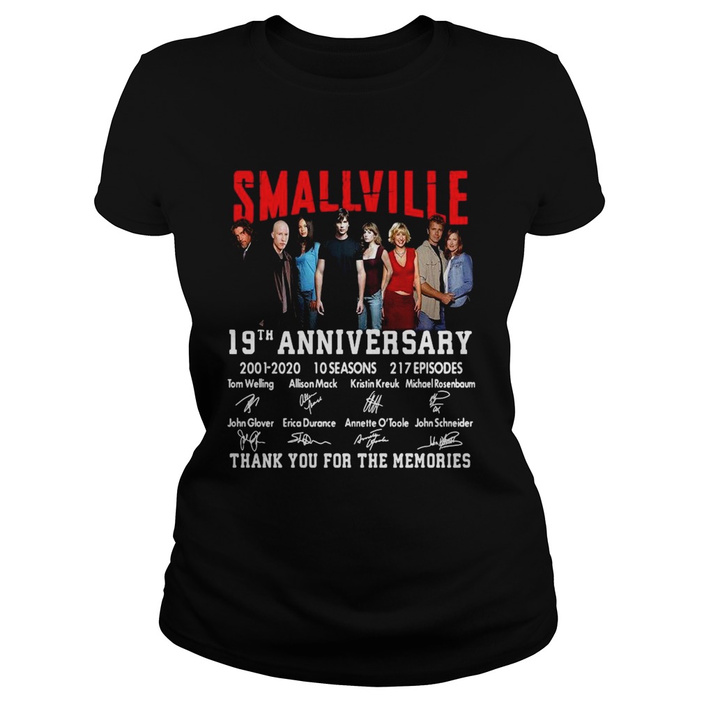 Smallville 19th Anniversary 2001 2020 Thank You For The Memories Signature Classic Ladies