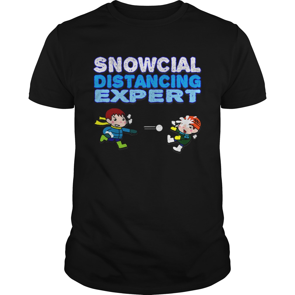 Snowcial Distancing Expert Boys shirt