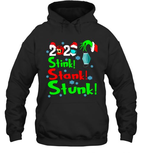 Stink Stank Stunk Funny Grinch Holiday Christmas T-Shirt Unisex Hoodie